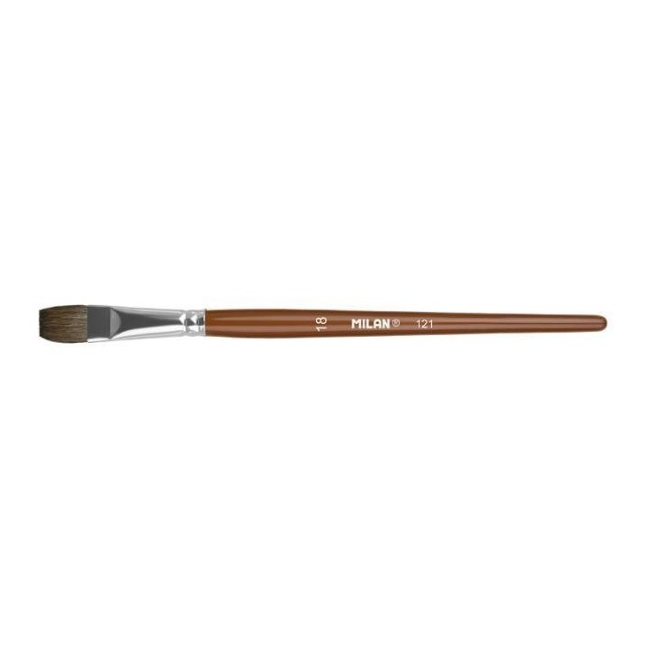 pincel milan mango corto serie 121 no18 0412118