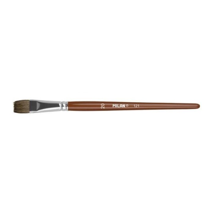 pincel milan mango corto serie 121 no20 0412120