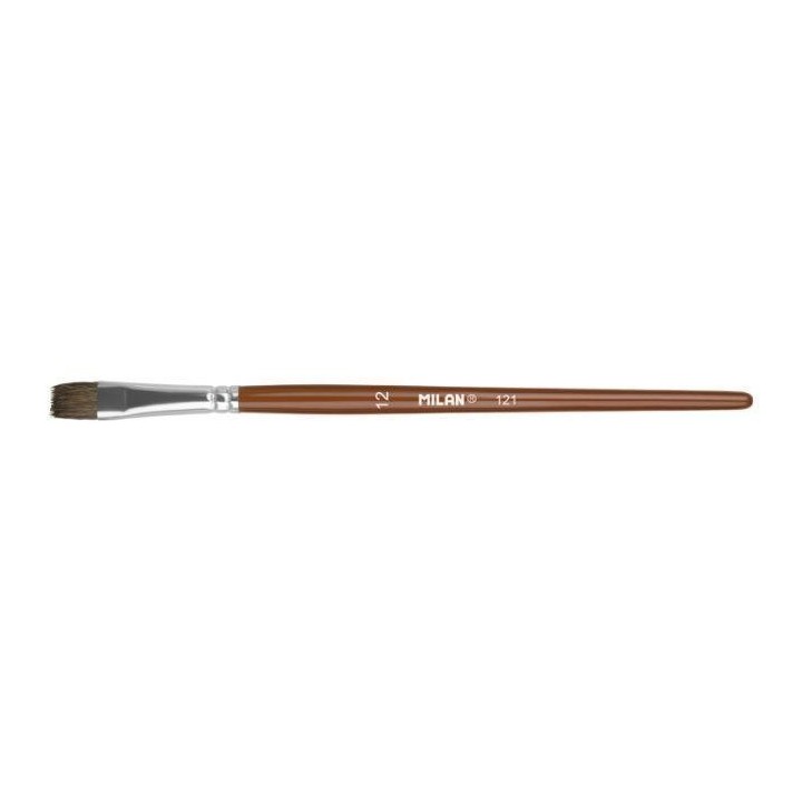 pincel milan mango corto serie 121 no12 0412112