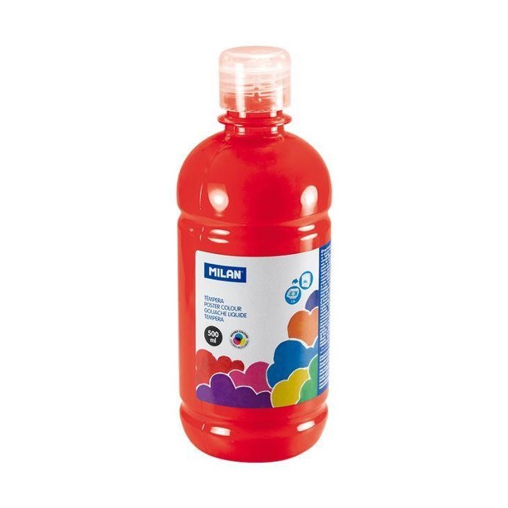 botella 500ml tempera bermellon milan 03630