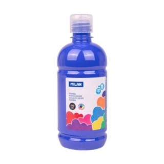 botella 500ml tempera azul ultramar milan 03650