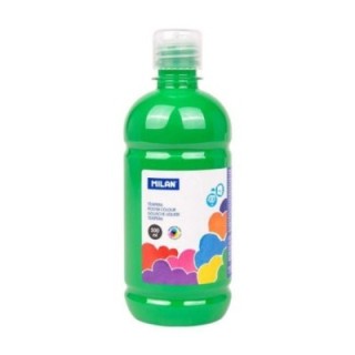 botella 500ml tempera verde claro milan 03660