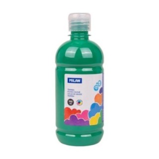 botella 500ml tempera verde oscuro milan 03661