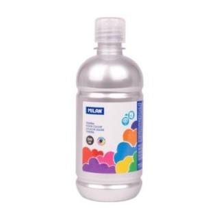 botella 500ml tempera plata milan 03691