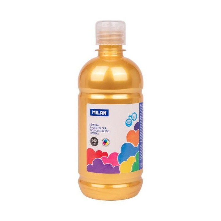botella 500ml tempera oro milan 03692