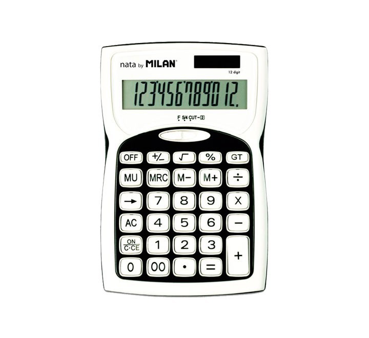 blister calculadora milan 12 dig ne/bl 152012bl