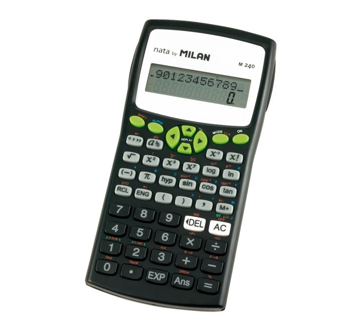 calculadora cient 240 func milan 159110grbl verde
