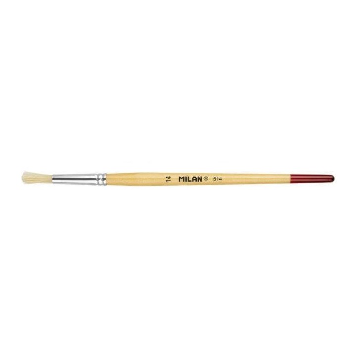 pincel milan 514 p.redonda m.corto no14