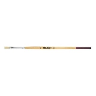 pincel milan 524 p.plana m.corto no4 0452404