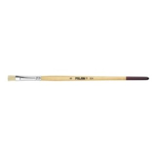 pincel milan 524 p.plana m.corto no8 0452408