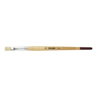 pincel milan 524 p.plana m.corto no12 0452412