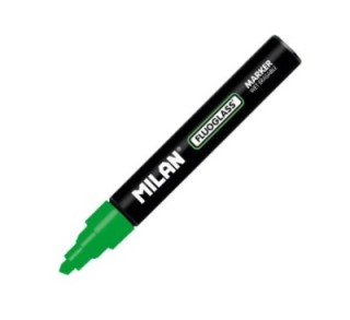 marcador milan fluoglass 2 4mm verde