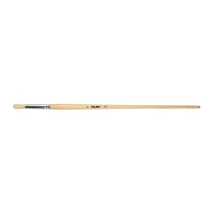pincel milan serie 512 p.conica m.largo no6 80346
