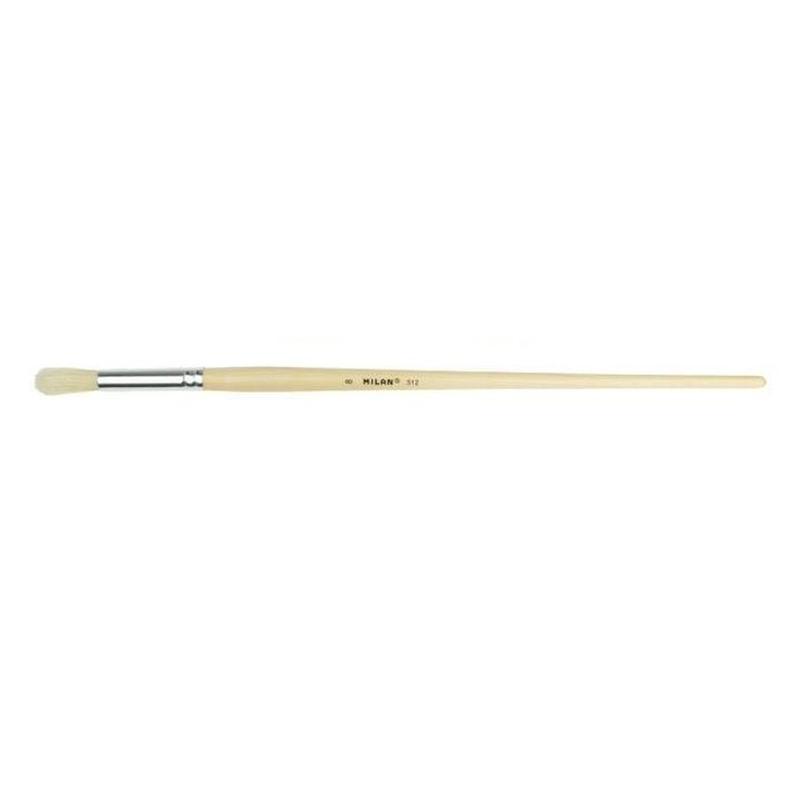 pincel milan 512 p.conica m.largo no10 80350