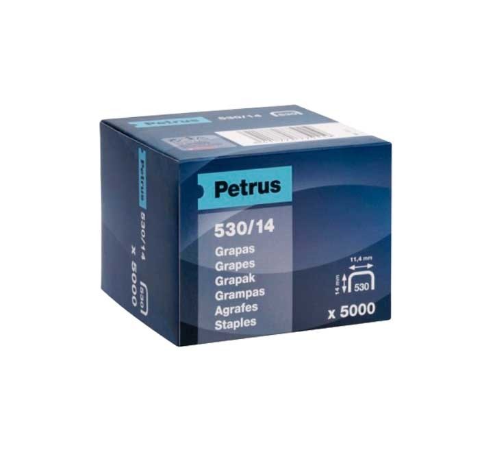 caja 5000u. grapas petrus 530/14 cobreada