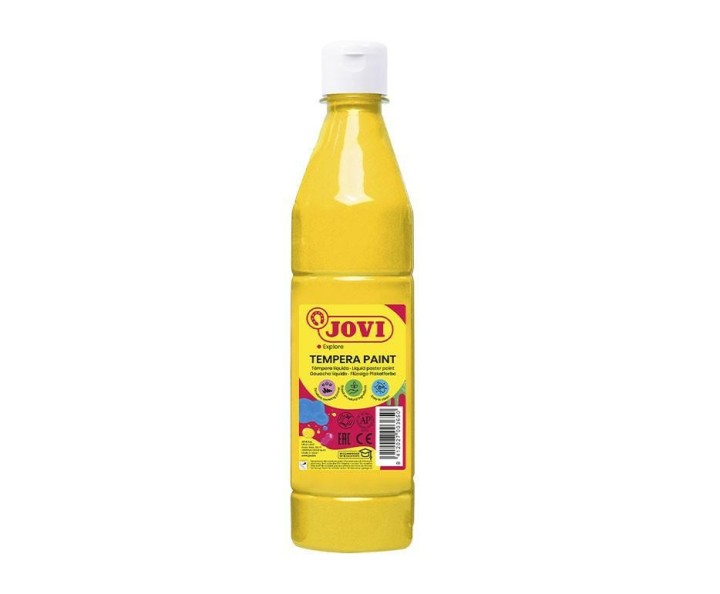 bote 500ml tempera liquida jovi amarillo 50602