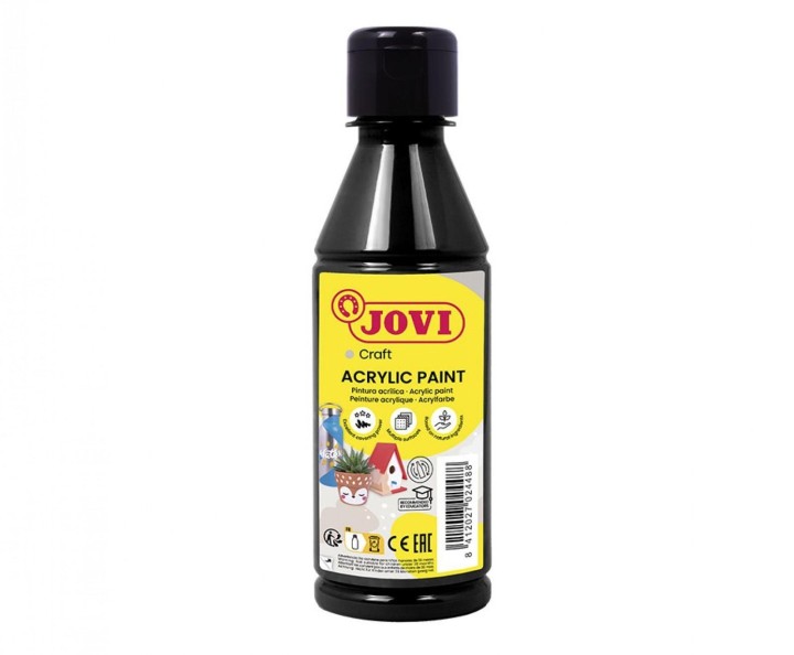 bot. pintura acrilica jovi acrylic 250ml negro