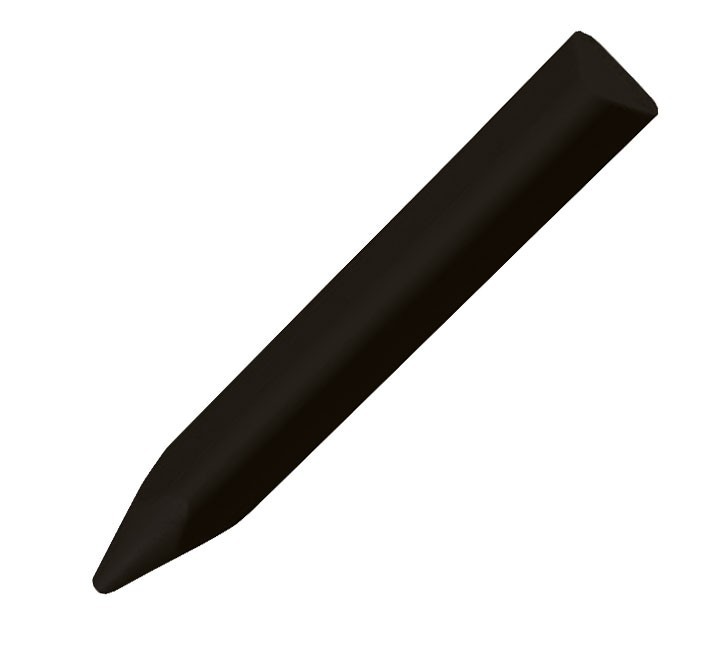 estuche 12 ceras jovicolor triwax 97310 negro