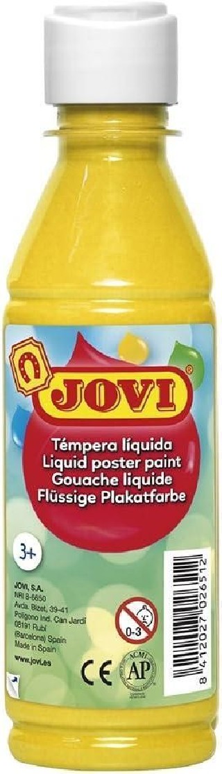 tempera liquida jovi 250ml amarillo