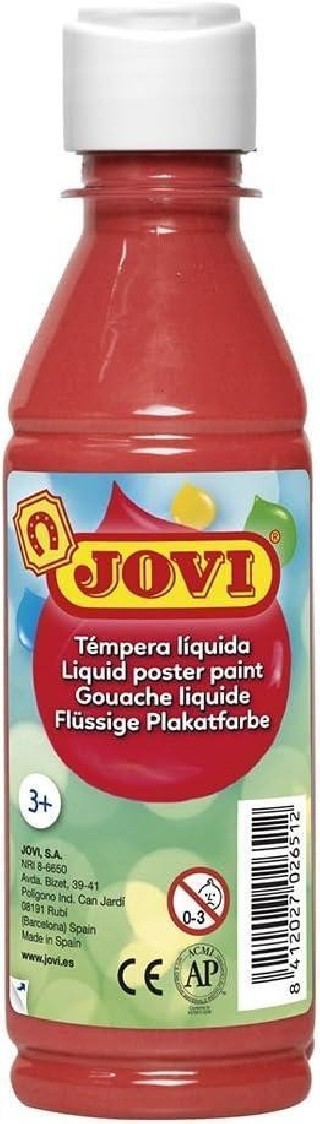 tempera liquida jovi 250ml bermellon