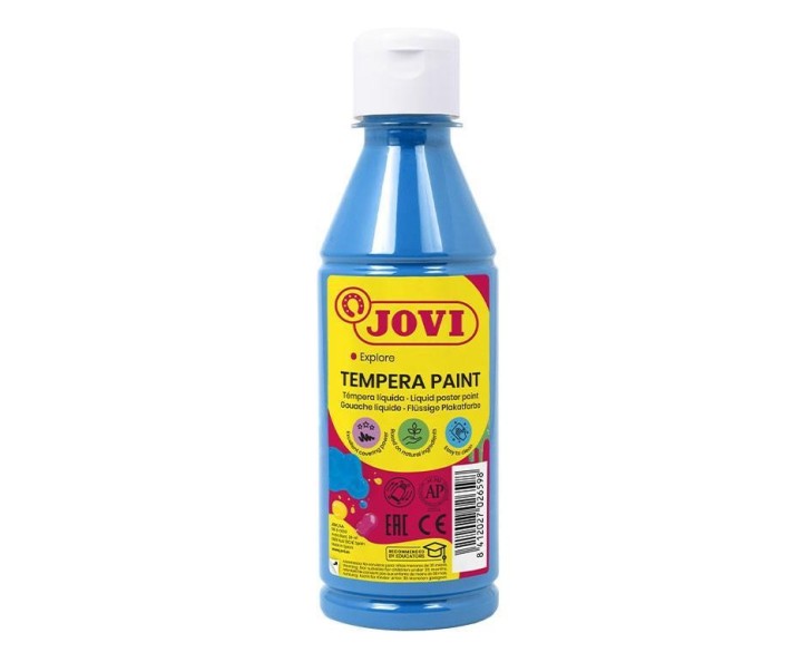 tempera liquida jovi 250ml cian