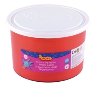 bote pintura dedos jovi 56107 500ml bermellon