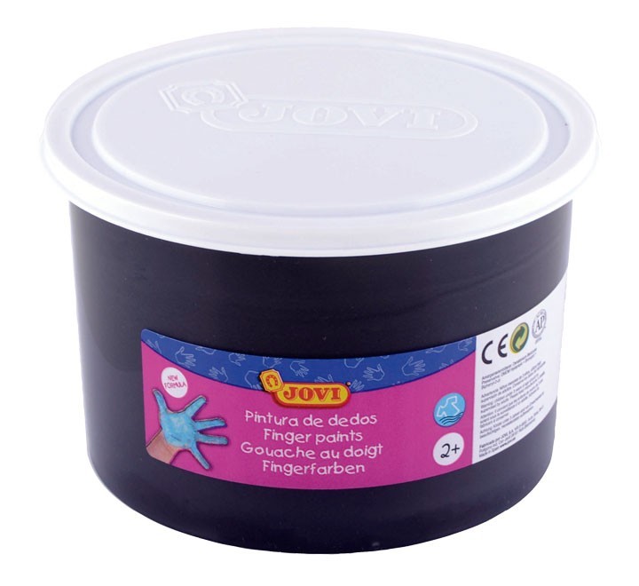 bote pintura dedos jovi 56130 500ml negro