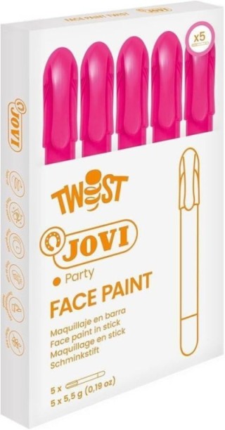 estuche 5 sticks maquillaje jovi 19107 rosa