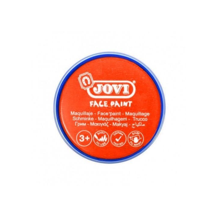 c. 6 botes jovi face paint 8ml rojo