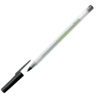 boligrafo bic ecolutions round stic negro