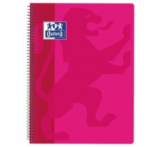 cuad. oxford school classic tp fo 80h 4x4 fucsia