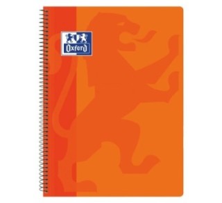 cuad. oxford school classic tp fo 80h 4x4 naranja