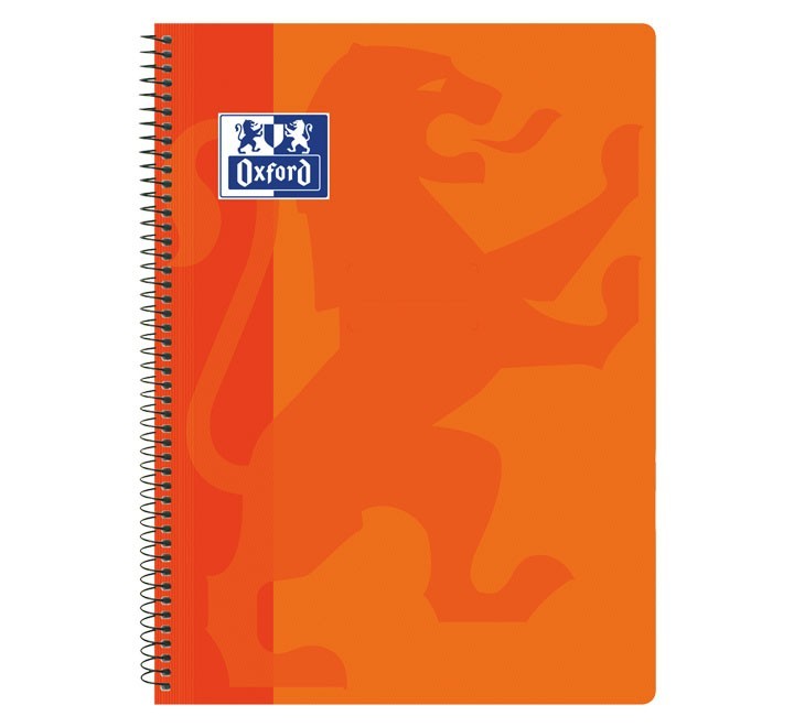 cuad. oxford school classic tp fo 80h 4x4 naranja