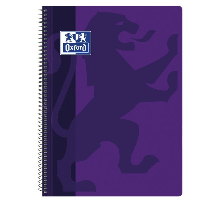 cuad. oxford school classic tp fo 80h 4x4 violeta