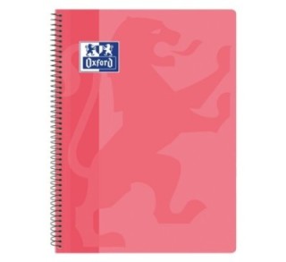 cuad. oxford school classic tp fo 80h 4x4 rosa
