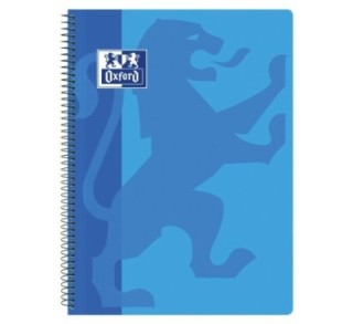 cuad. oxford school classic tp fo 80h 4x4 turq.