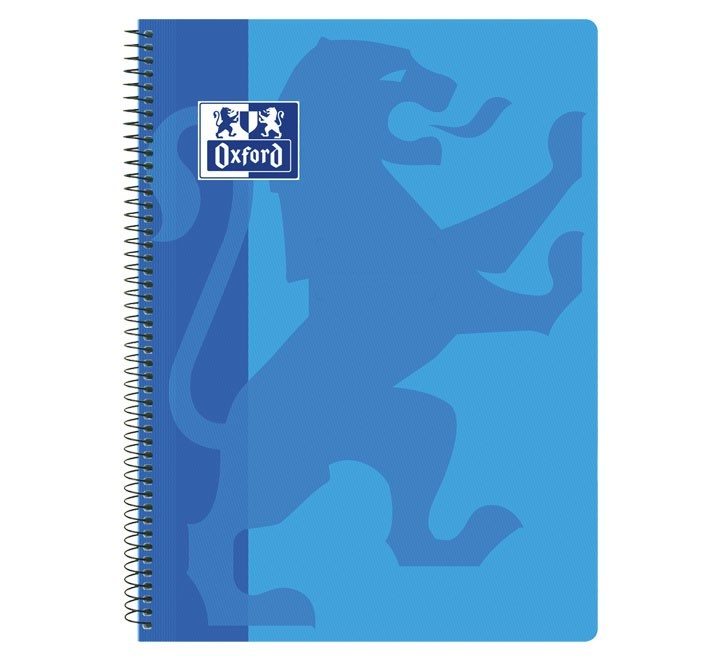 cuad. oxford school classic tp fo 80h 4x4 turq.