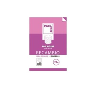 liqu.  rec.100h a4 cuadro 3x3 pacsa c/mg 90g