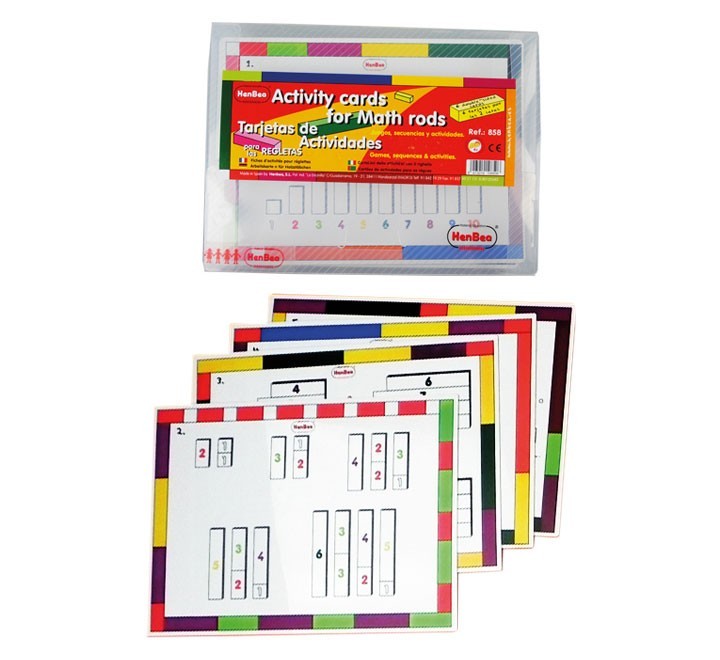 henbea tarjetas actividades con regletas ref. 858