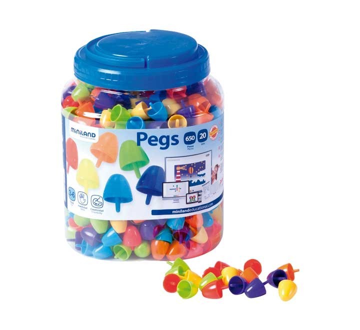 b. 650 pivotes brillo mosaico 2cm miniland 31849