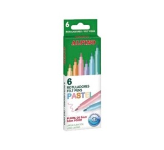 desc.  est. 6u rotuladores alpino pastel