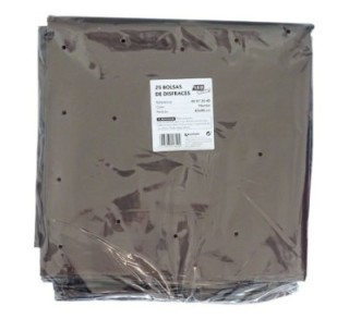 pack 25 bolsas disfraz fixo 65x90 marron 72040