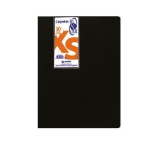 carpeta 30fund. grafoplas in&out xs 39453010 negro