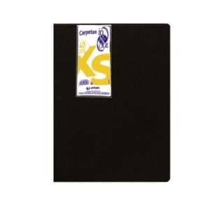 carpeta 40fund. grafoplas in&out xs 39454010 negro