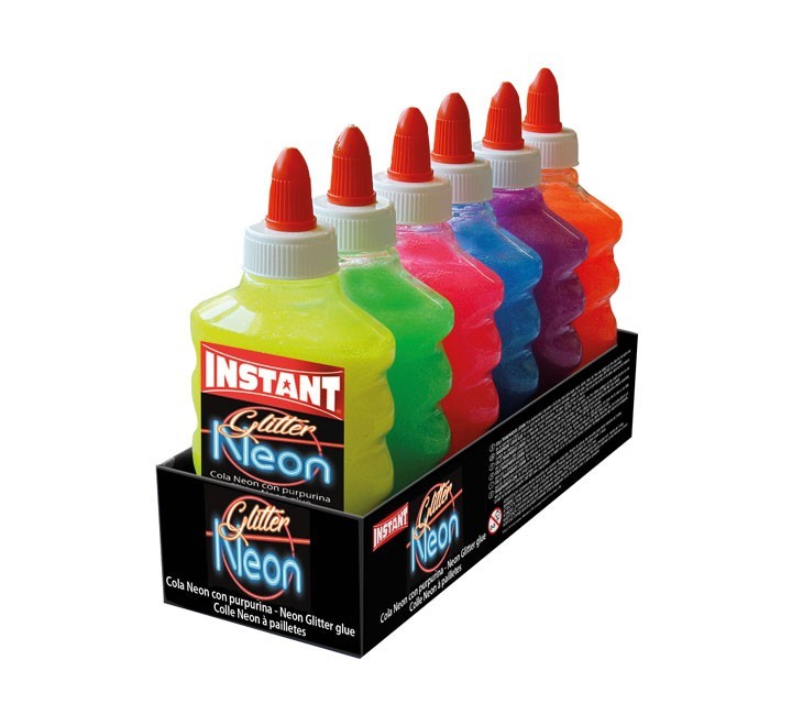 c. 6u cola instant glitter neon std 180ml