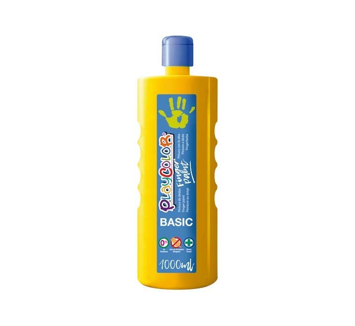 liqu.  bot pintura dedos playcolor 1000ml amar