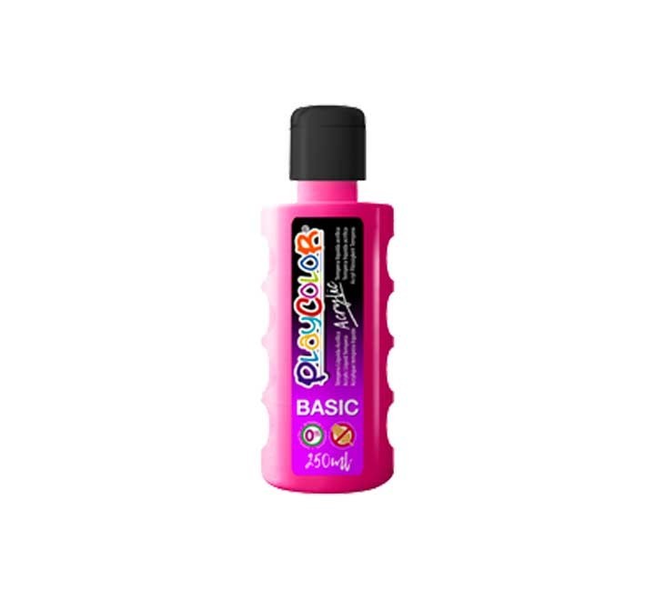 bote pintura playcolor acrylic 250ml magenta