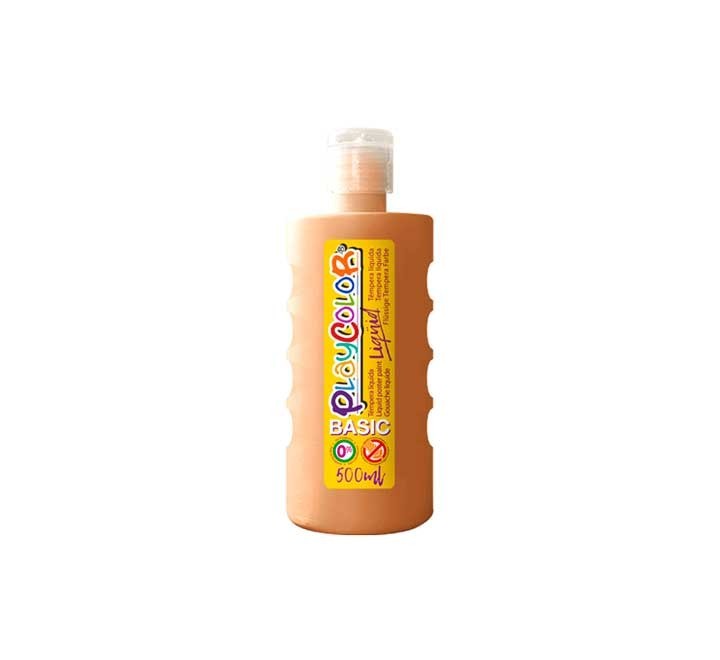 liqu.  bote tempera liq. playcolor 500ml carne