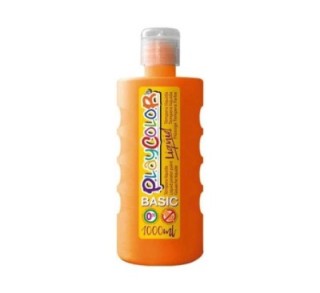 bote erg. tempera liq. playcolor 1000ml naranja