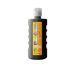bote erg. tempera liq. playcolor 1000ml negro